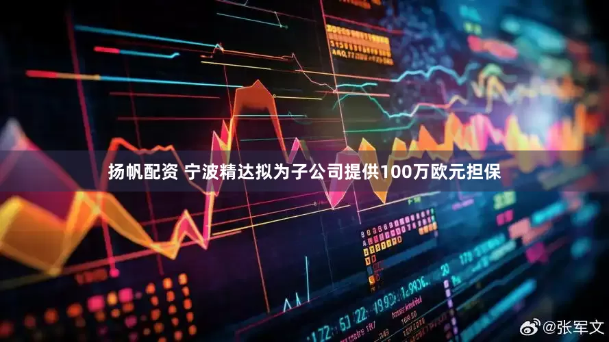 扬帆配资 宁波精达拟为子公司提供100万欧元担保